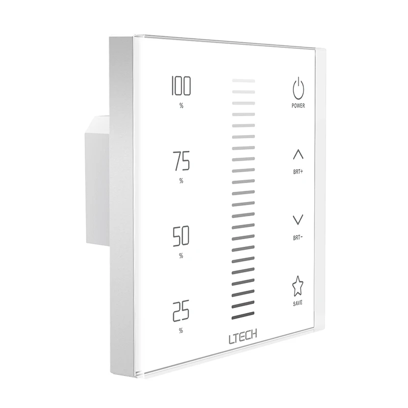 Новый E1S Сенсорная панель Led диммер DC12V 24 V вход 4A * 2CH 8A выход 2 4G RF беспроводной
