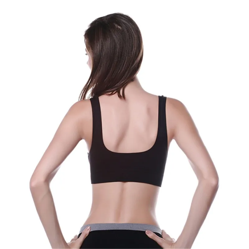 Женский спортивный бюстгальтер для йоги, бесшовное тонкое нижнее белье, удобный жилет для фитнеса, бюстгальтер, топ, TX005