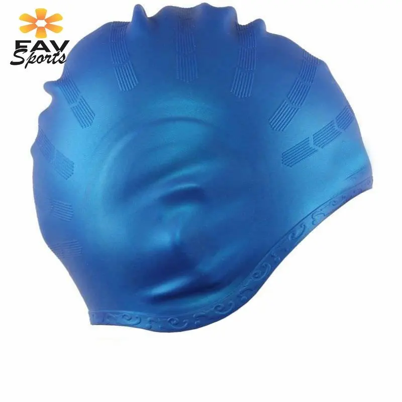 FAVSPORTS Мужская Женская Высокая спандекс большой размер одежда для плавания шляпа Взрослые водонепроницаемые шапочки для купания силиконовая шапочка для плавания защита ушей