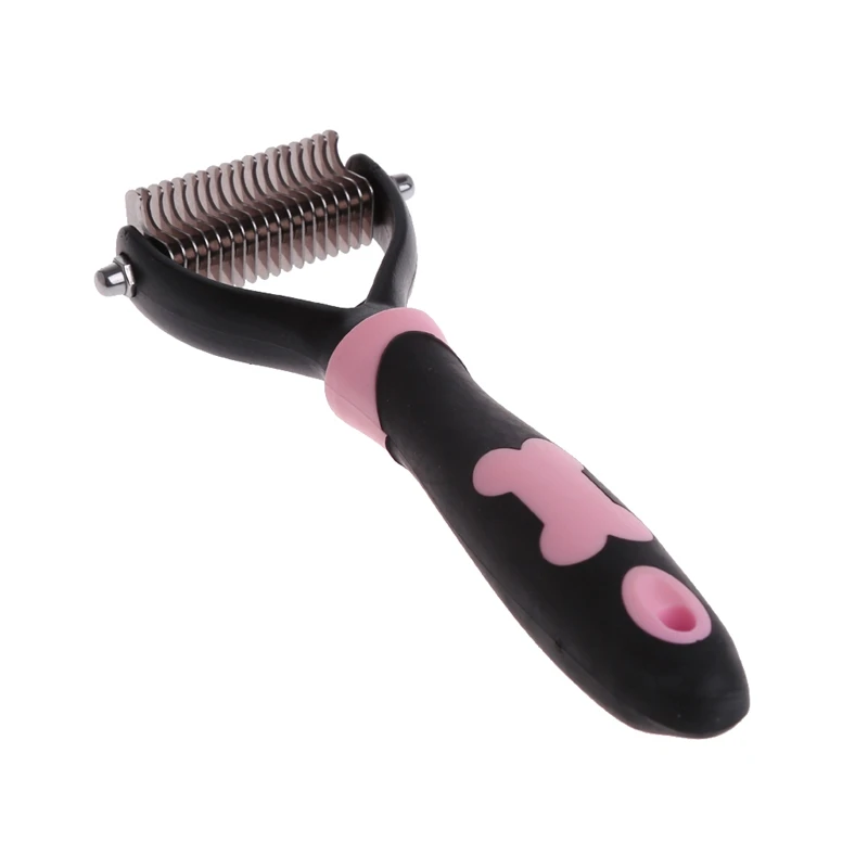 Dog-Pet-Brush-Dematting-Grooming-Deshedding-Tool-Trimmer-Comb-Rake-10-13-18-Blade (2)