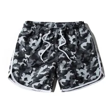 Женские пляжные шорты, для пляжа плавки для серфинга, сексуальные купальники, камуфляжные шорты для бега, спортивные женские купальные костюмы