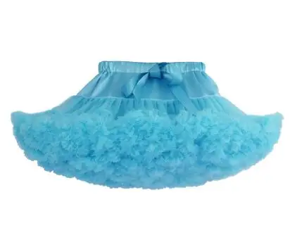 LLT066) Высококачественная Милая юбка в стиле «Лолита» для женщин/детей, однотонная универсальная юбка принцессы, Пышные юбки - Цвет: 7