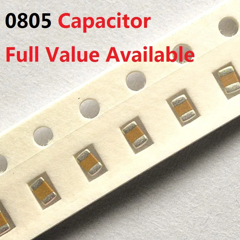 200pc 0805 Ceramic capacitor 2.2NF 3.3NF 4.7NF 10NF 22NF 33NF 47NF 222