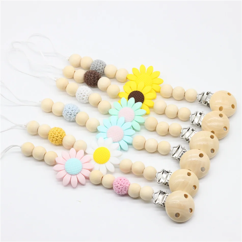 Baby Silicone Teether,Pacifier Clip Holder,Pacifier Clip, Chewable