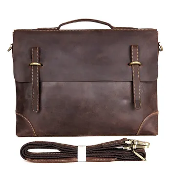 

J.M.D 2019 New Arrival 100% Excellent Genuine Leather Men's Laptop Bag Hand bag Briefcase Messenger 2 kinds styles 7228