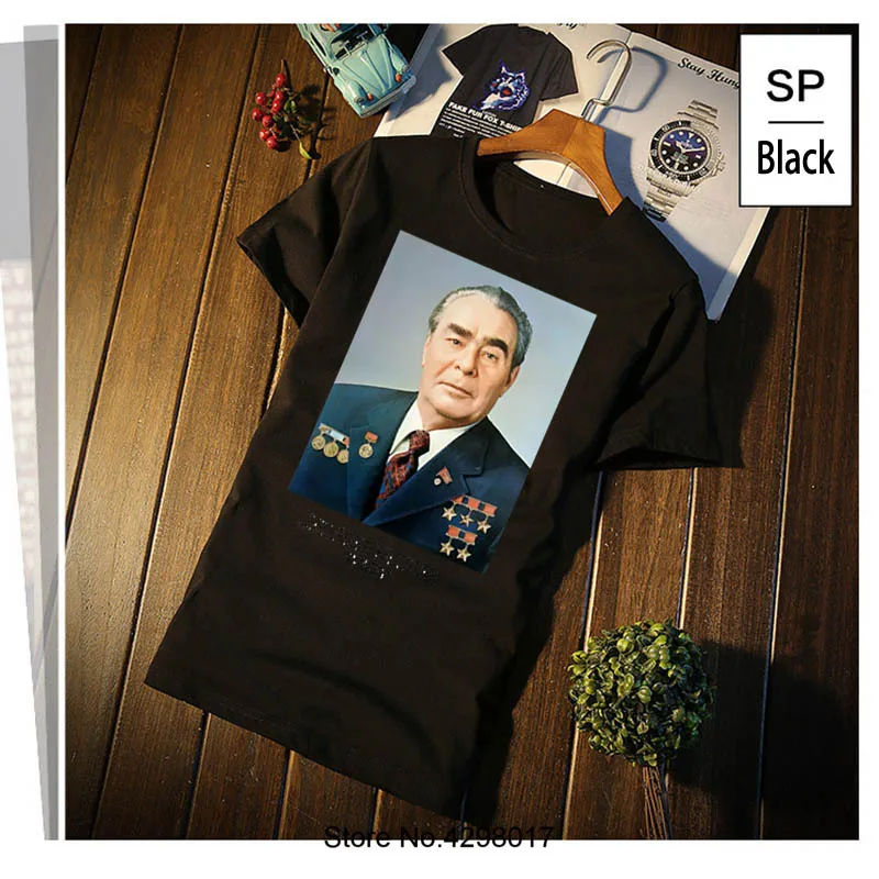 

Printed Leonid Ilyich Brezhnev Leader Of Communist Party Of The Soviet Union T Shirt Gents S-3xl Men T Shirt Gift Unique