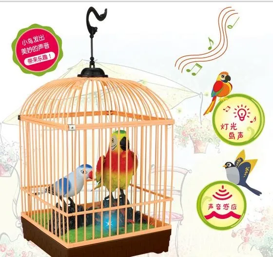 Лидер продаж голосовые птицы игрушки Моделирование будет называться гиперактивных детей попугай асинхронный электрические игрушки Дети