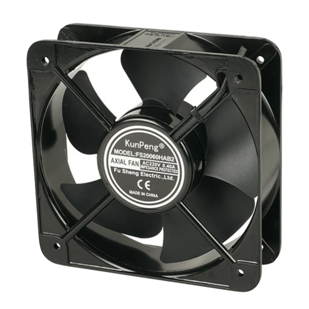 220V Industrial Cooling Fan 200x200x60mm for Frequency Converter LCD Display