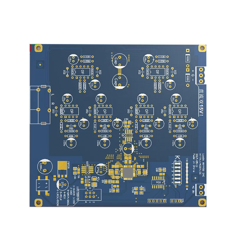 1 шт. AK4490EQ DAC декодер доска Официальный стандартный схема! IGS DSD Входная полуфабрикатная плата Diy Kit