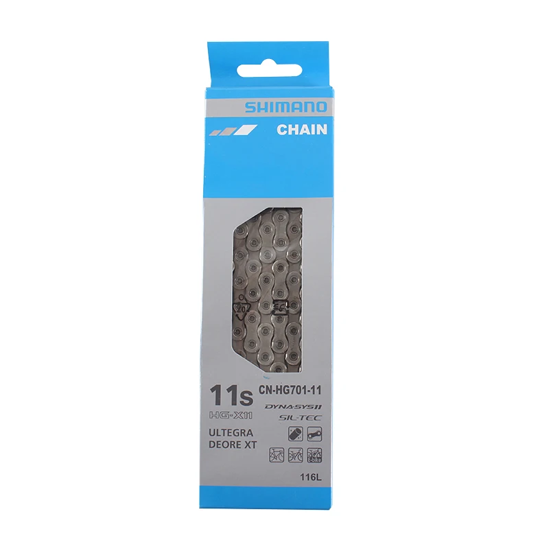 

SHIMANO CN HG701 11S Speed Chain 112L Link for XT M8000 & Ultegra 6800 MTB Mountain Bike and ROAD Bicycle Part