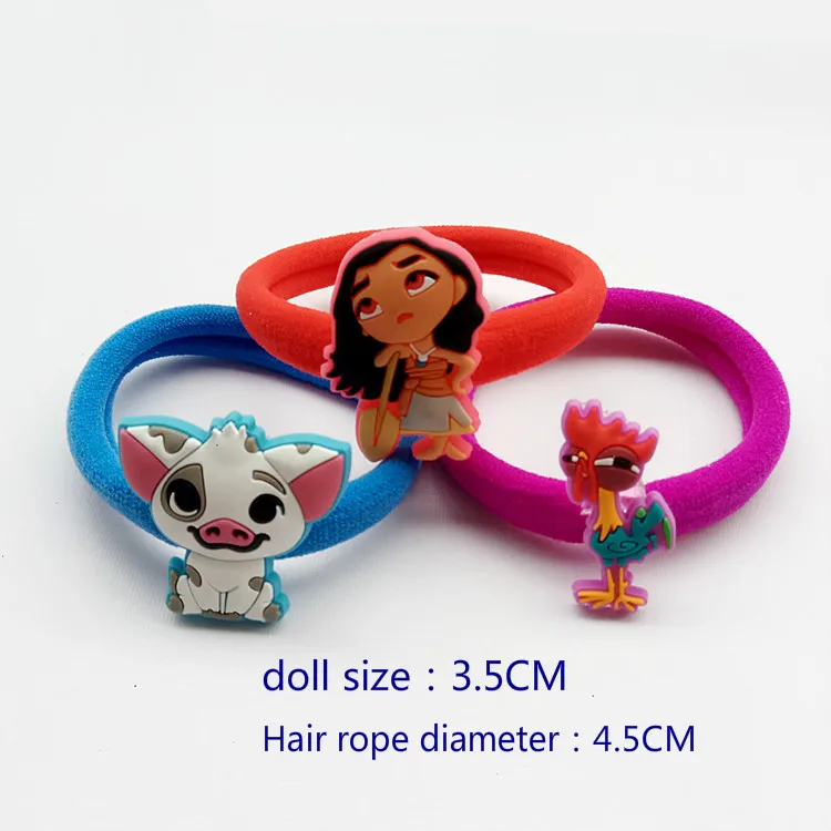 

Super cute Princess Moana Children's Hair Band Moana Hair Accessories Cartoon Girl Enchanted Sea Toy gift 3pcs