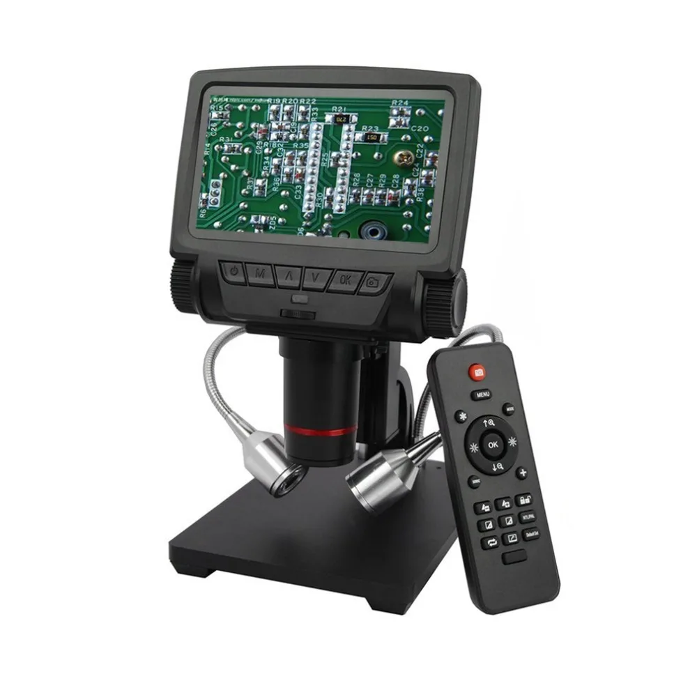 

Andonstar 5 Inch Screen Digital Microscope Professional Metal Stand HDMI Microscope for Mobile Phone Repair Soldering Tools