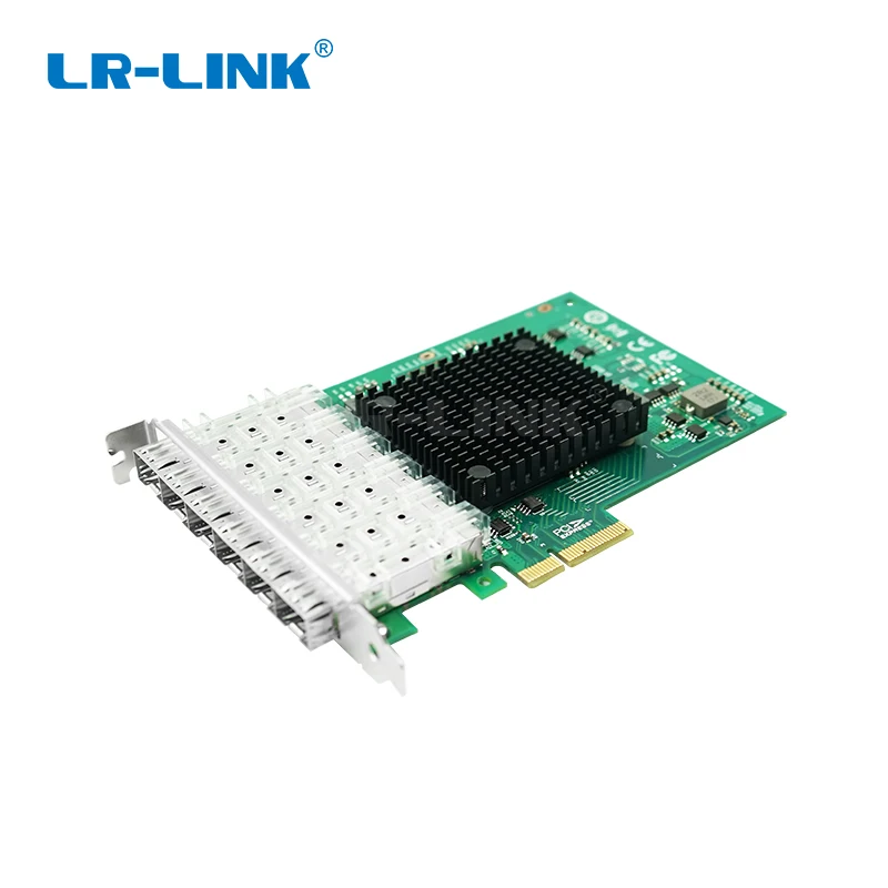 LR-LINK 1006PF-6SFP шестипортовый Gigabit сетевой адаптер Ethernet 1 ГБ PCI Express x4 волоконно-оптическая сетевая карта Intel I350 NIC