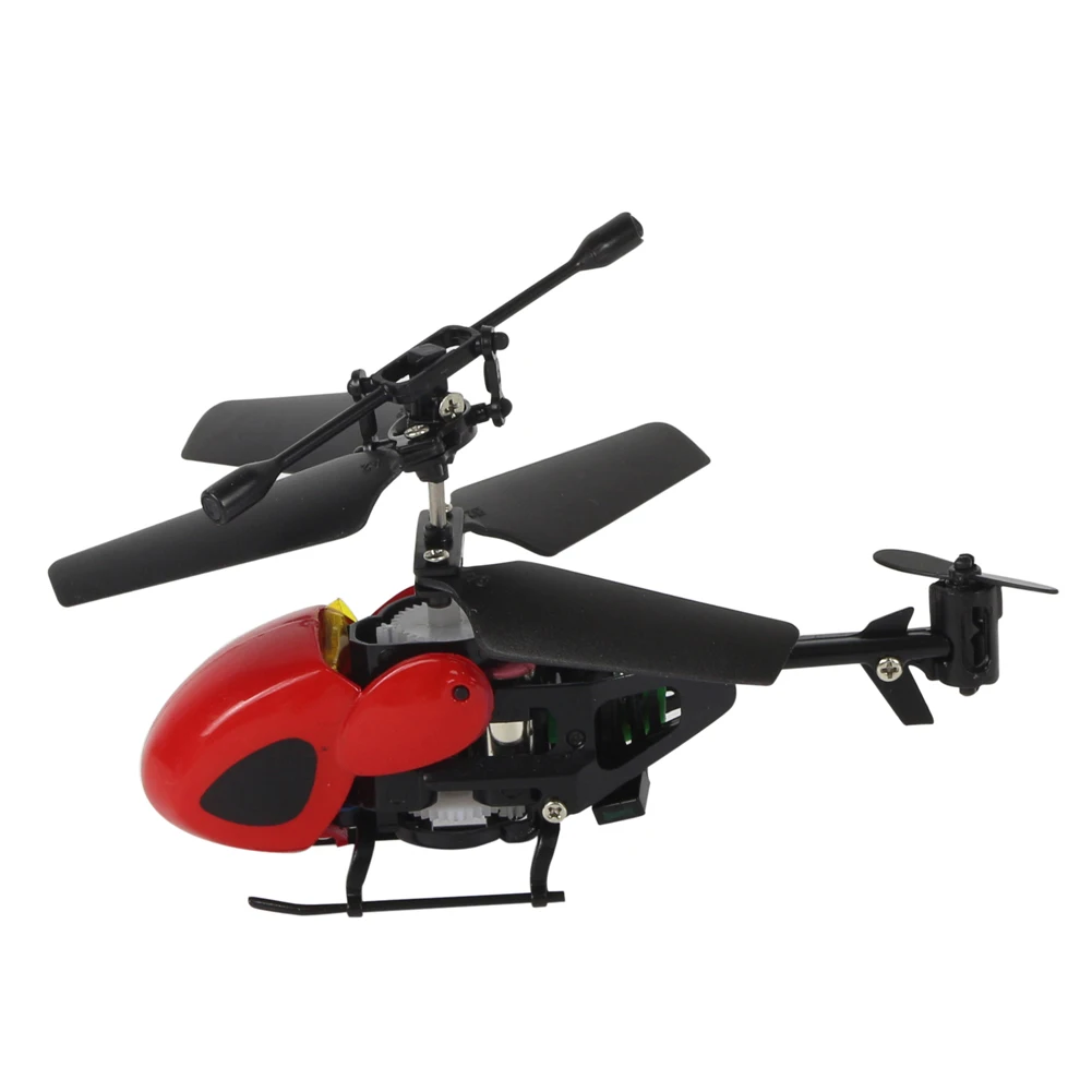 Red Original box Высокое качество QS QS5012 2CH инфракрасный полу-вертолет Micro RC CJ91263 Детская подарок детям игрушки RTF готов к полету ZLRC - Цвет: Red Original box