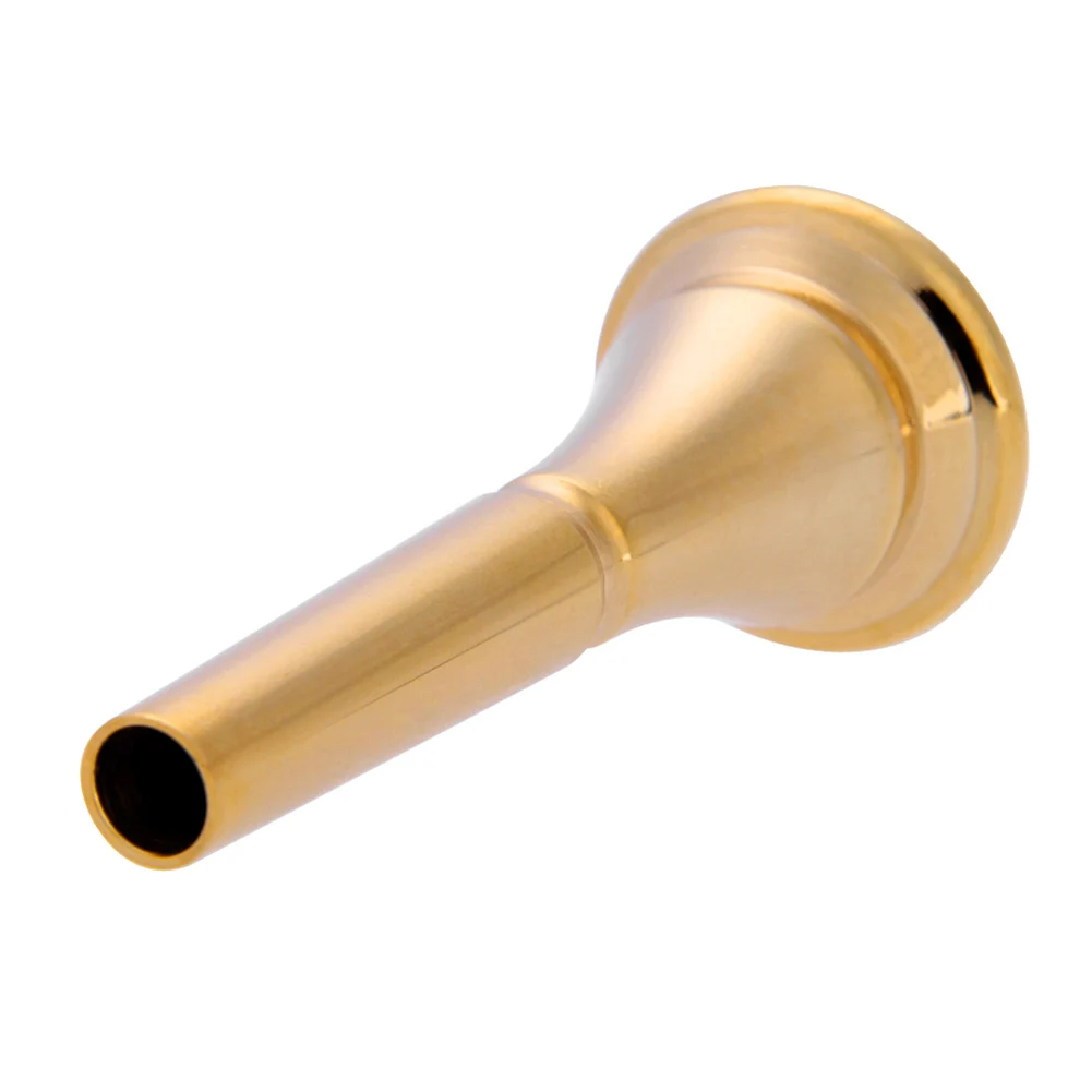 Профессиональный Золотой посеребренный французский Рог мундштук металлический медный сплав французский Рог Музыкальные инструменты