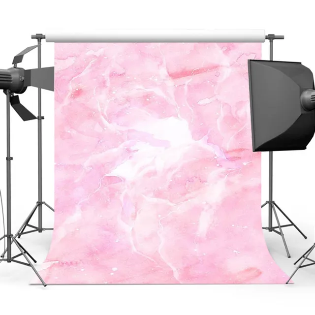 Pink Marble Backdrop For Photography Studio Background Newborn Baby