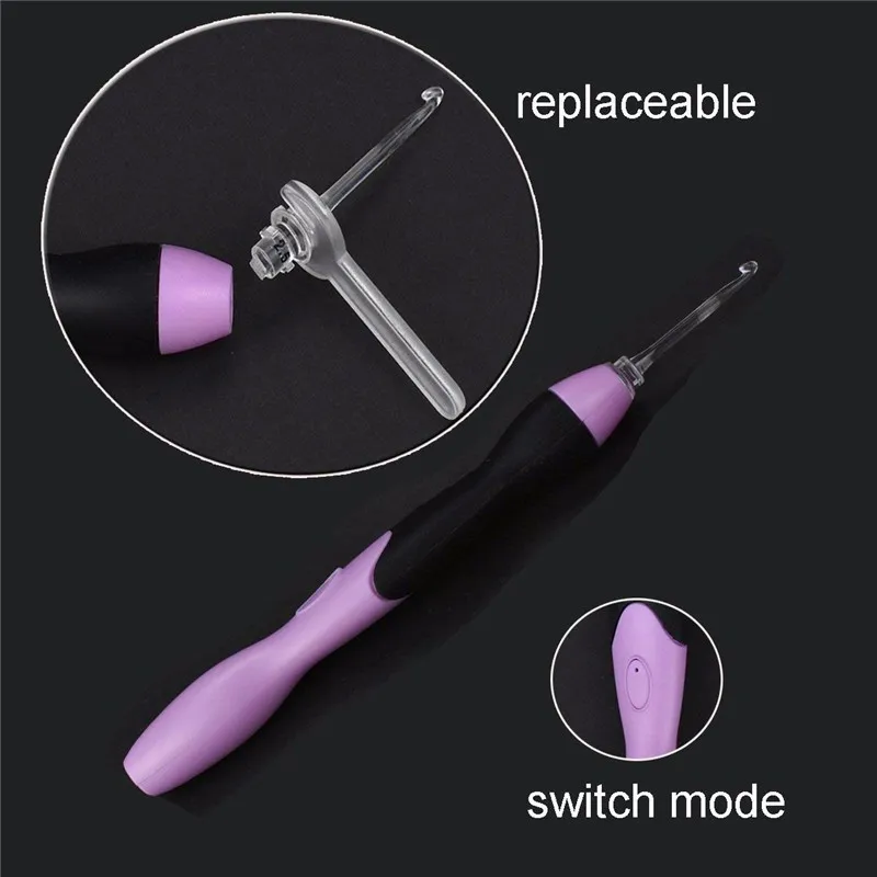 KOKNIT-Crochet-Hook-Light-Plastic-USB-LED-Ligh-Up-Handle-Knitting-Needle-Weave-Sewing-Craft-Tool (2)