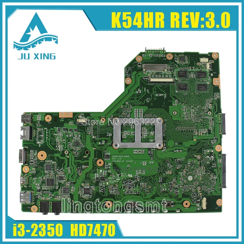 X54HR اللوحة i3 الجرافيك HD7470 REV: 3.0 ل ASUS X54H X54HR X54HY K54HR اللوحة المحمول X54HR اللوحة X54HR اللوحة