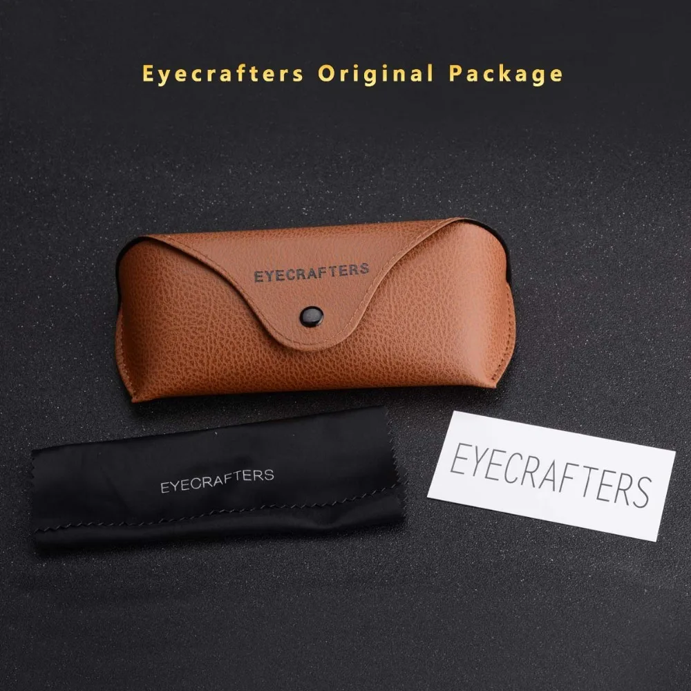 Eyecrafters мужские очки без оправы поляризационные солнцезащитные с желтыми линзами