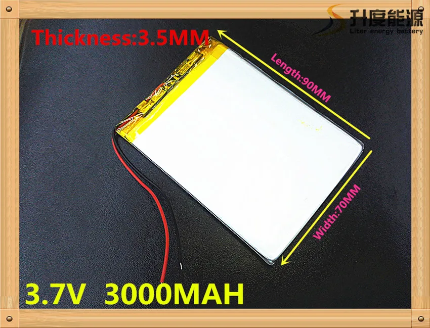 best battery brand New cool than rubik's cube U25GT 357090 polymer 3000 mah tablet computer batteries free shipp | Электроника