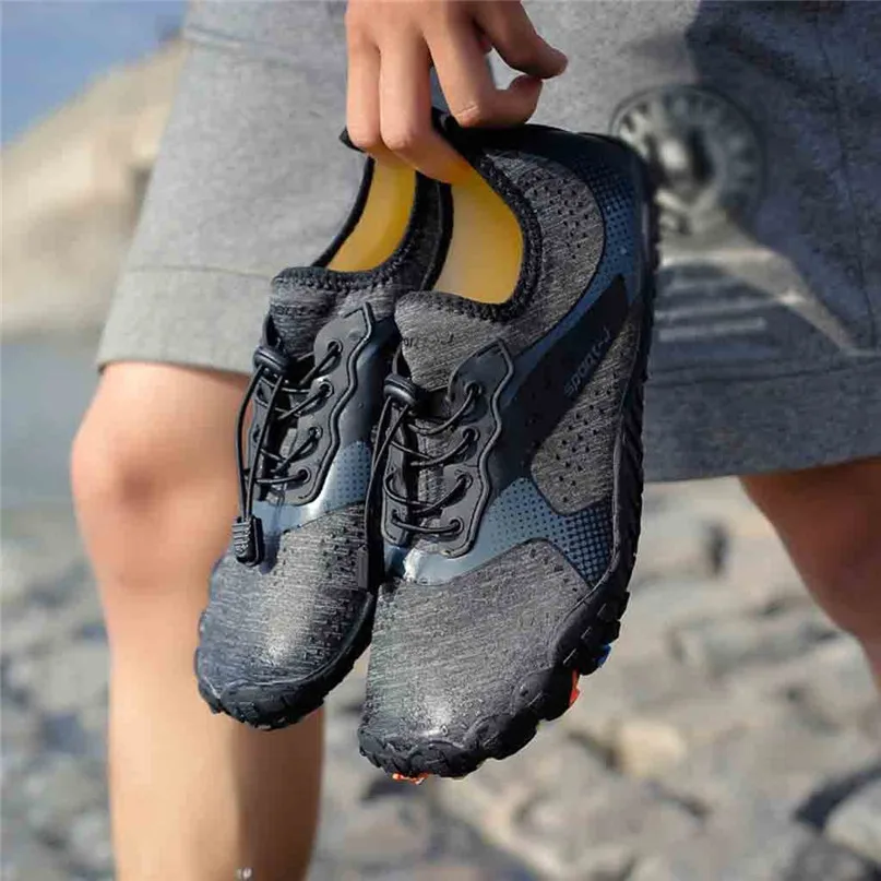 Aqua Shoes Men Quick-Dry Water Shoes Pool Beach Swim Drawstring Shoes Creek Diving Shoes Sneakers #2Y21 (26)