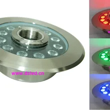 IP68, хорошее качество, 36 Вт светодиодный RGB подводный свет, светодиодный RGB фонтан света, 24 В DC, DS-10-49-36W-RGB, нержавеющая сталь, 2 года гарантии