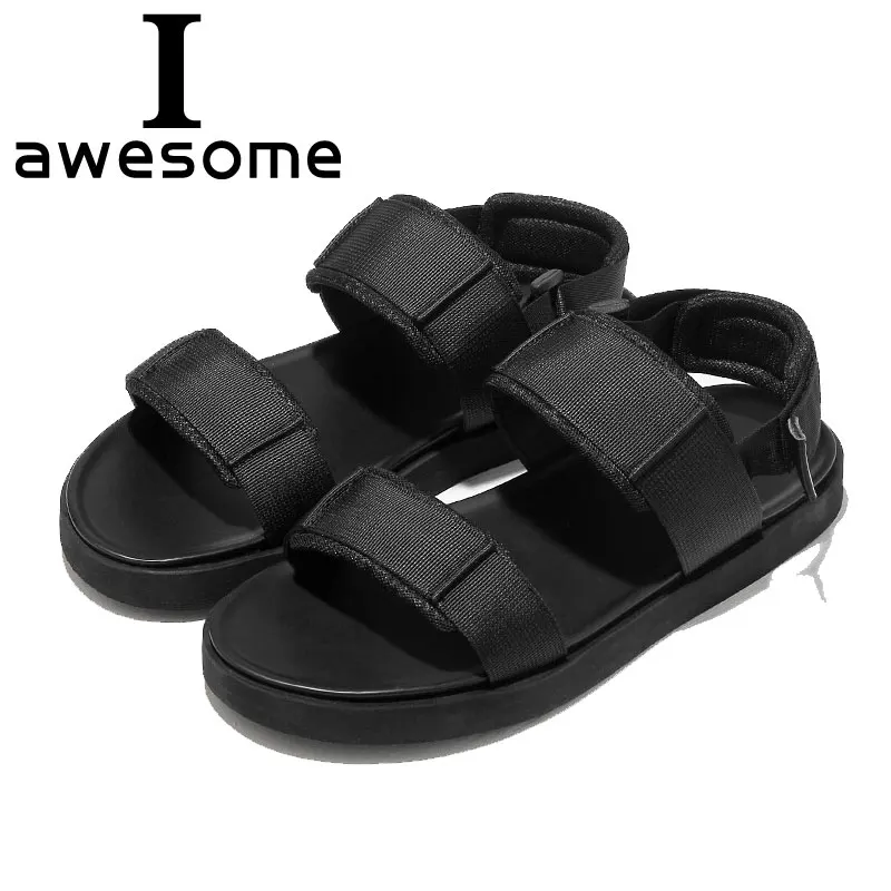 

2018 Summer Gladiator Men's Beach Sandals Outdoor Shoes Durable Roman Men Casual sShoe Flip Flops Good Quality Slippers 0415
