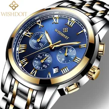 Relogio Masculino WISHDOIT Silver Mens Watches Top Brand Luxury Fashion Casual Business Watch Men Sport Wristwatch Montre Homme Relogio Masculino WISHDOIT Silver Mens Watches Top Brand Luxury Fashion Casual Business Watch Men Sport Wristwatch Montre Homme