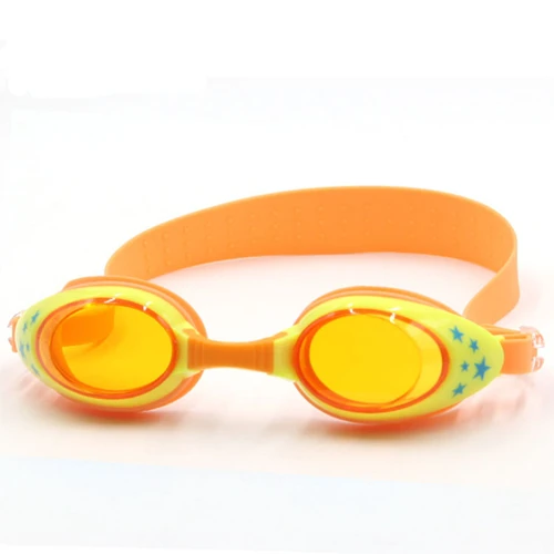 Лидер продаж года; фирменный дизайн; Детские Профессиональные противотуманные очки с покрытием UV400 для плавания; спортивные очки для плавания для мальчиков и девочек; очки для плавания - Цвет: golden