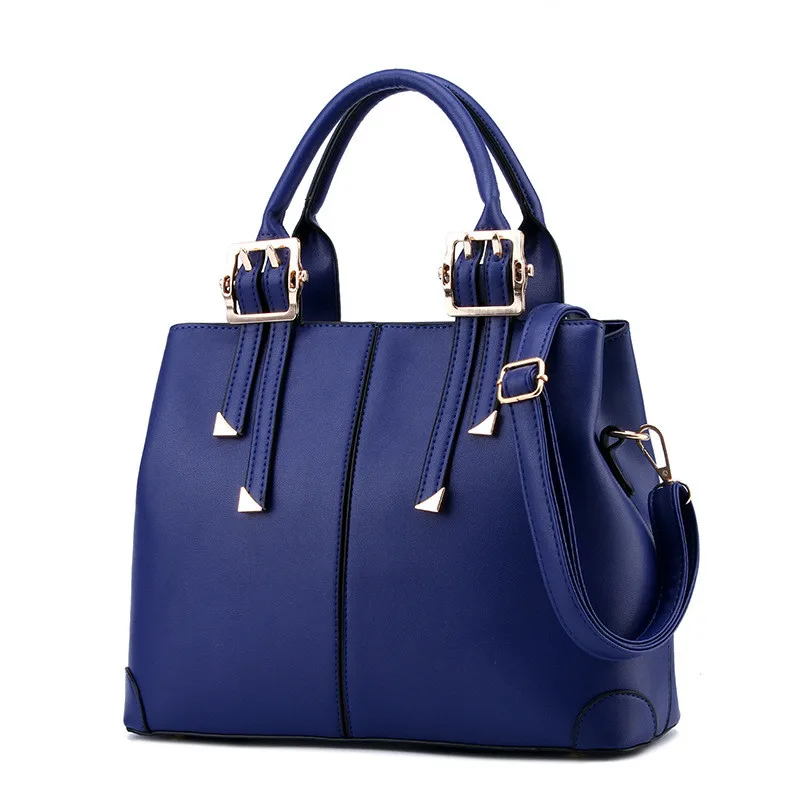 Дизайнер Сумки Высокое качество известная марка класса люкс Для женщин кожа Сумки повседневная женская обувь Курьерские сумки Мужская тотализаторов модные клатч - Цвет: Синий