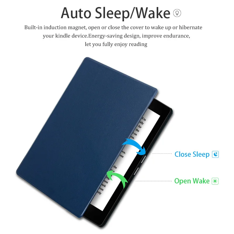 Ультра тонкий чехол BoZhuoRui для Kobo Aura Edition 2 электронная книга Smart Sleep/Wake-up casual 6 дюймов Kobo Aura Edition 2 чистый цветной чехол
