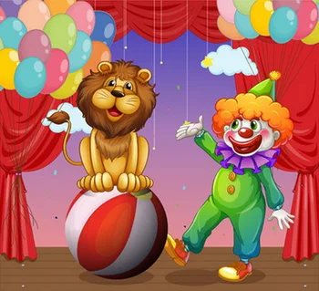 

Photography Backdrop Thin Vinyl Photo Background for studios photography, carnival Circus troupe Photoshoot Backdrop D-9276