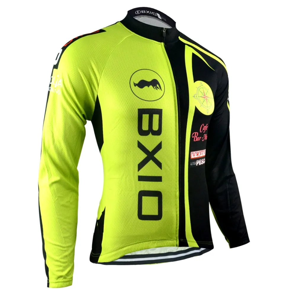 

BXIO Brand Winter Bike Jerseys Long Sleeve Only Pro Team Bicycle Clothing MTB Rode Autumn Cycling Jerseys Maillot Ciclismo 039-J