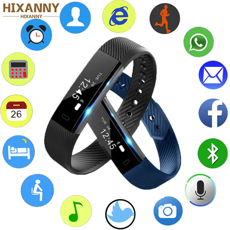 

Men Women Smart band Pedometer Bracelet Step Counter Fitness Bracelet Alarm Clock Smart Wristband Watch PK Fitbits Xaomi Xiomi