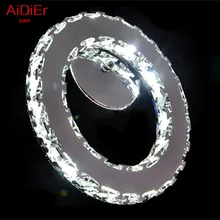 Modern LED crystal Wall Lamps brief living roomled crystal circle Wall light lighting High-grade light