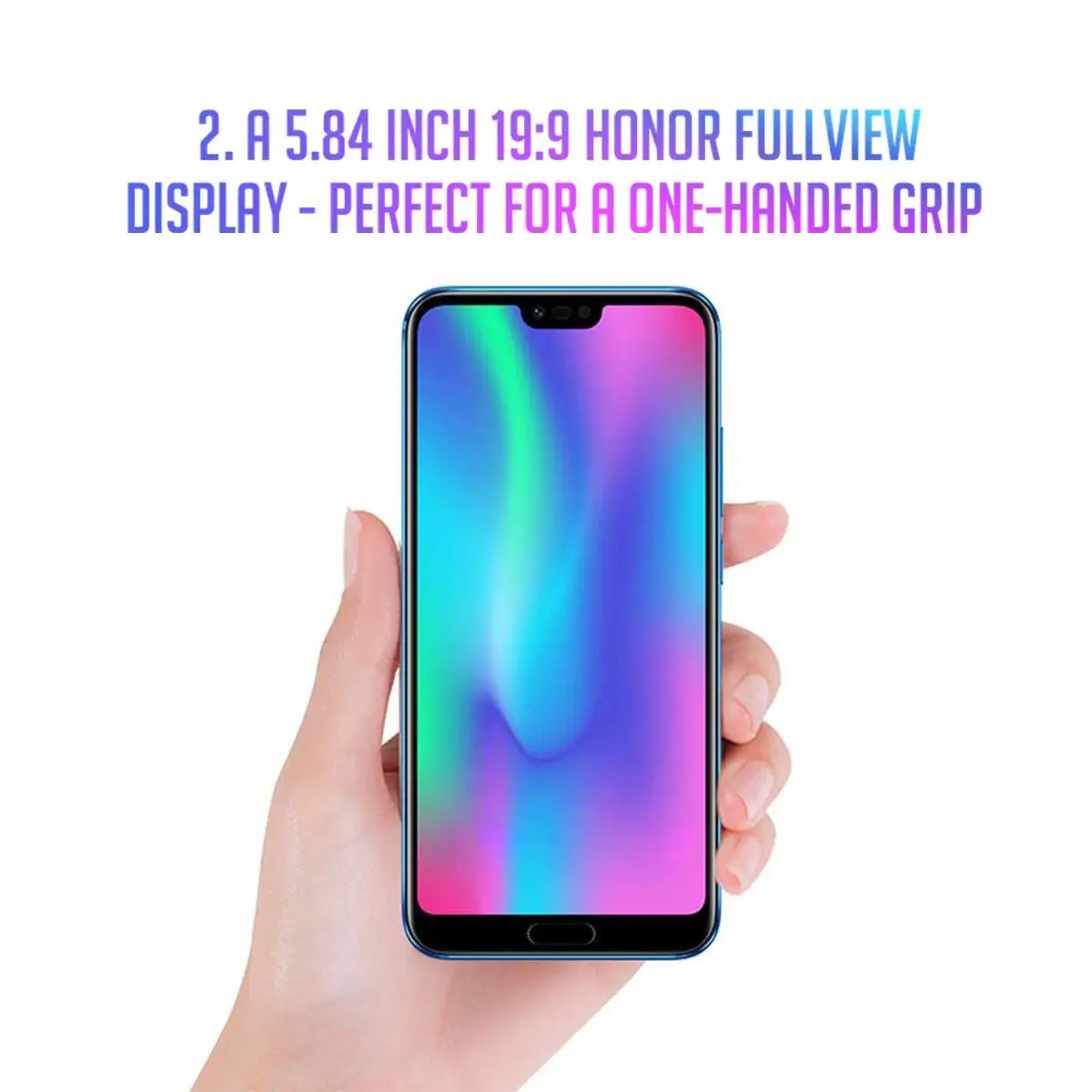 Honor 10 4+ 128G COL-L29 Android 8,1 смартфон 5,84 ''NFC мобильный телефон процессор AI Быстрая зарядка камера 24 МП 3400 мАч