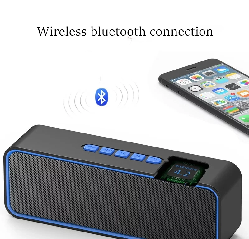 TWS беспроводной портативный динамик музыкальный Бумбокс Саундбар Bluetooth динамик s с сабвуфером Parlantes Para Pc Altavoces som F4035