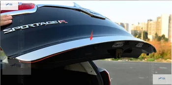 

Chrome Tail Gate Door Cover Trim Rear Trunk Molding Bezel Styling Sticker Garnish Fit For Kia Sportage 2011 2012 2013 2014 2015