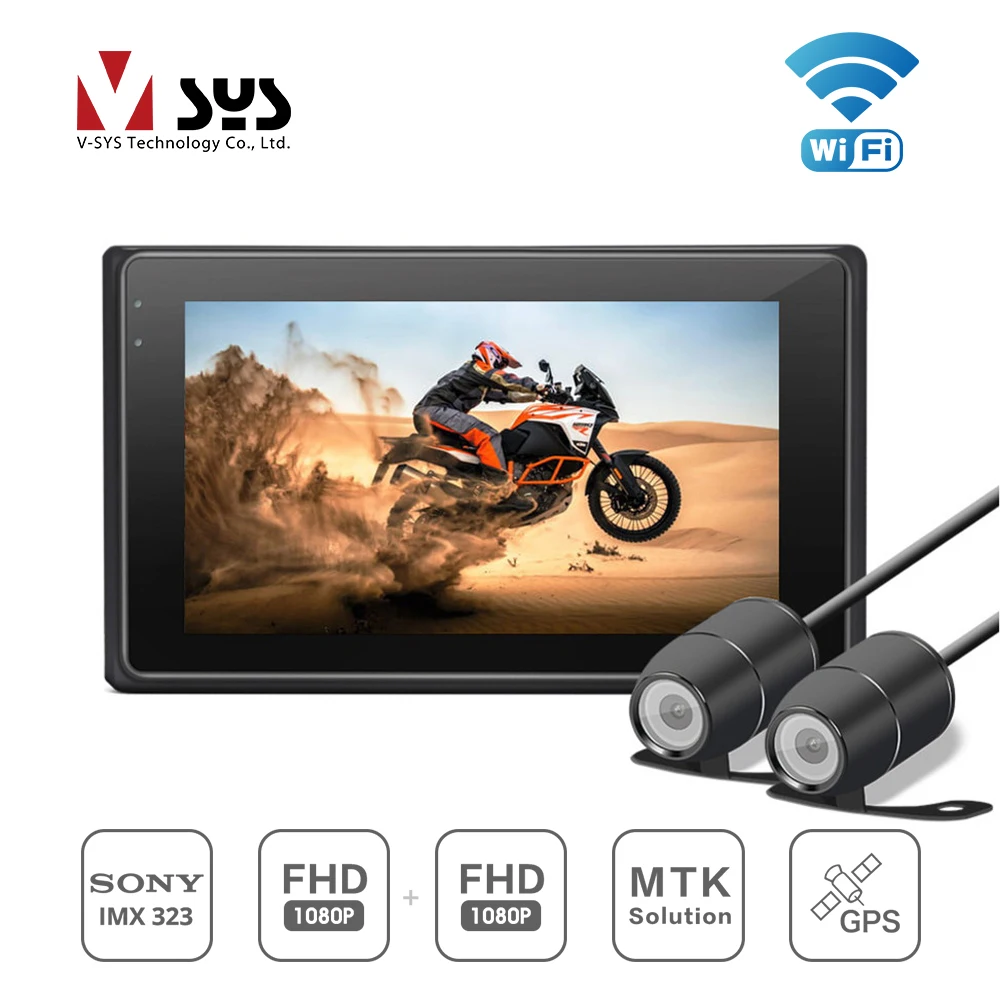 

SYS Vsys X2 updagred version M2F WIFI Full HD Wifi camera sport DVR with dual lens for recording at the same time
