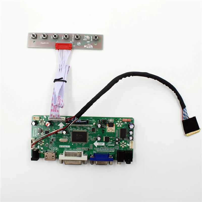 М. NT68676 VGA, DVI, HDMI LVDS ЖК-дисплей плате контроллера комплект для 15,6 дюймов LP156WF4-SLB1 светодиодный Панель 1920x1080 LP156WF4 SLB1 DIY kit diy