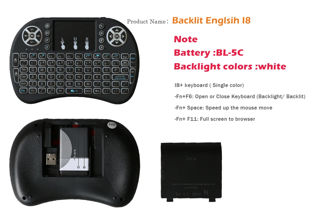 backlight i8