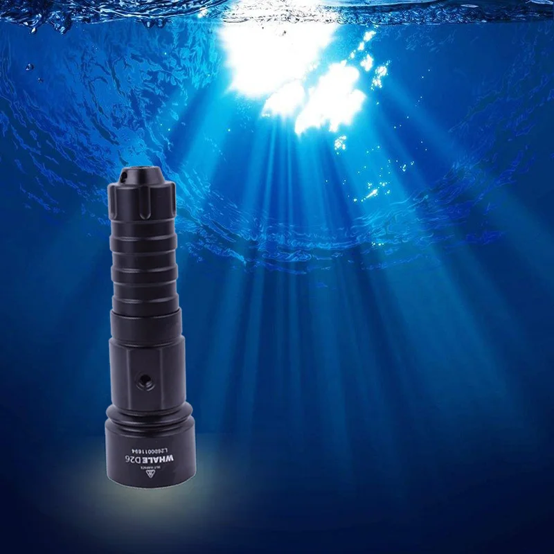 

XTAR D26 Scuba Diving Flashlight 1100 Lumen CREE XM-L2 U3 328ft 100m Professional Bright LED Cool Light Submarine Safety Lights