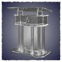 Горячая /акриловый лектерн с подставками, пультом, подиумом, трибуной, Cattedra оргстекло