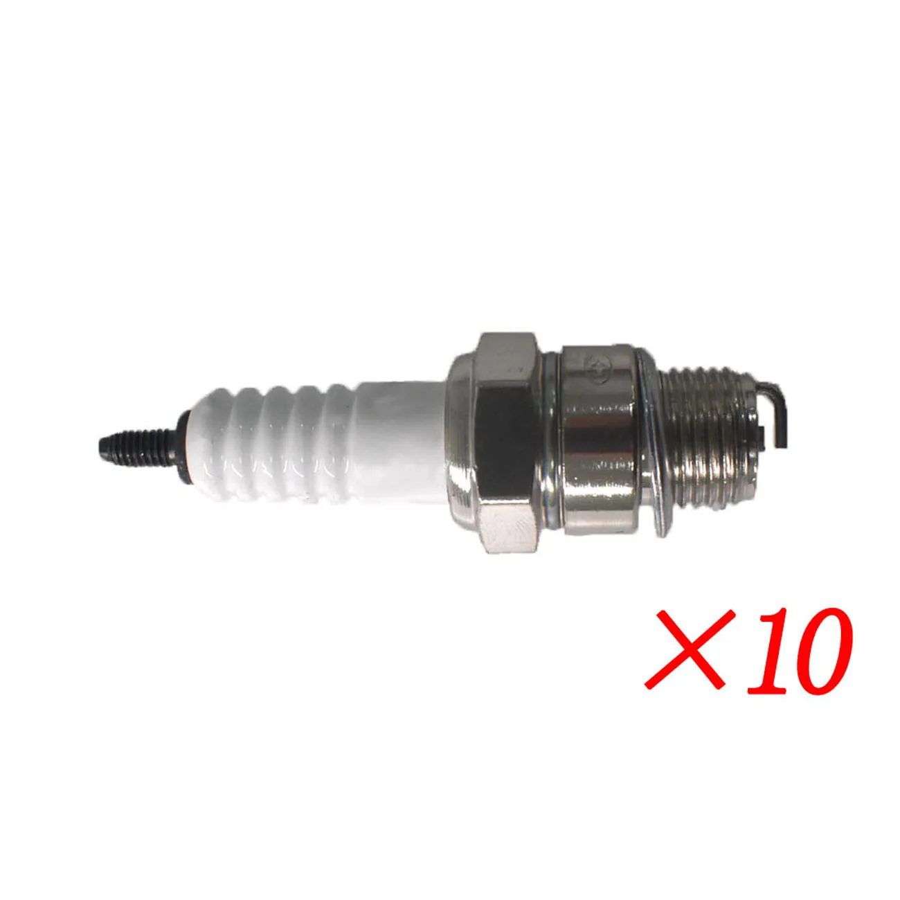 10X Spark Plug Fit For 2 Cycle 49cc 60cc 80cc Motorised Bicycle Bikein