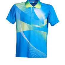 Спортивная быстросохнущая дышащая футболка для бадминтона, майки для женщин/мужчин, волейбол, гольф, настольный теннис, боулинг, мужские футболки