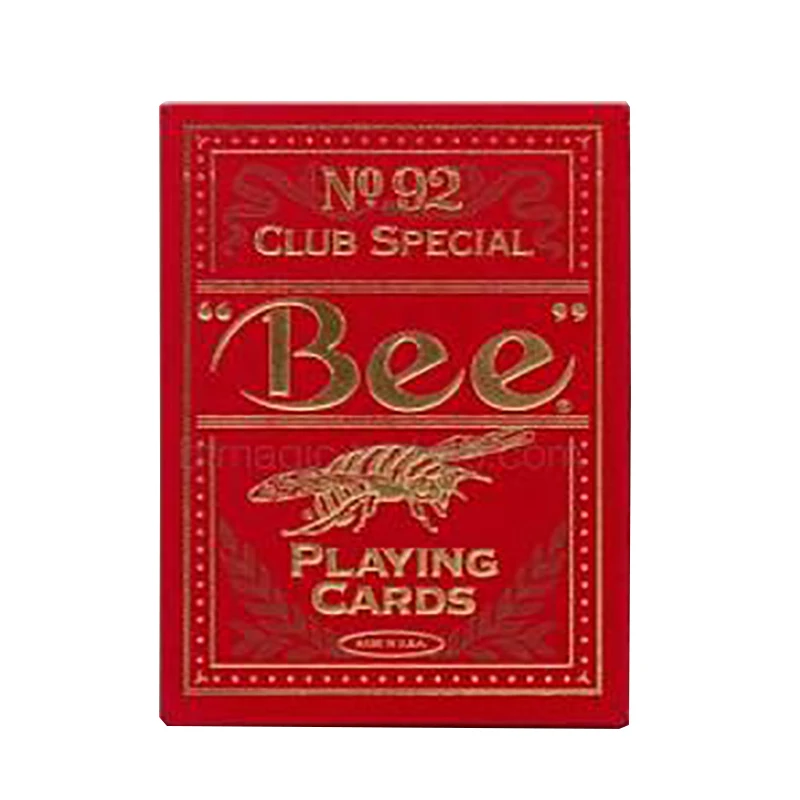 

imported bee playing cards magic tricks magic props red or blue