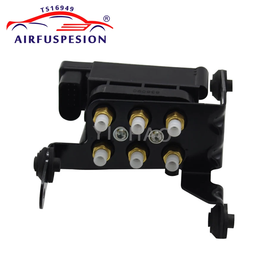 

For Panamera 970 Q7 VW Touareg Cayenne 955 Air Suspension Air Supply Solenoid Valve Block 95535890104 97035815302 7L0698014