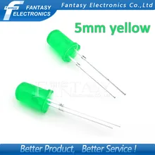 100 шт. зеленый светильник светодиод зеленый поворот зеленый 5 мм светодиод