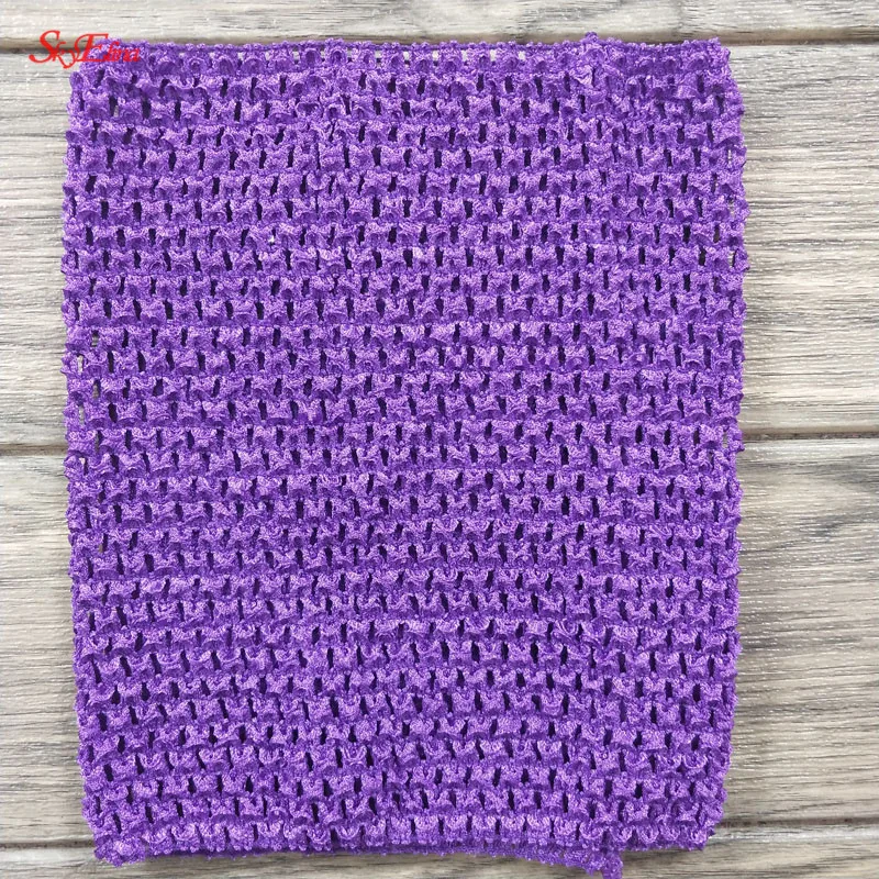 23  20cm Handmade Children Elastic Chest Wrap Baby Tulle skirt Girl Crochet Tutu Tube Tops Wide For Sewing Knitted skirt 5z (56)