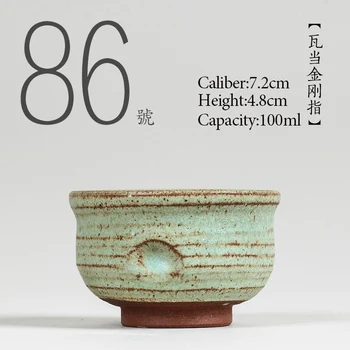 

NO.086 Chinese high quality Ceramic tea cup 100ml Kung fu tea set porcelain Japanese Style Handmade teacup Small tea bowl
